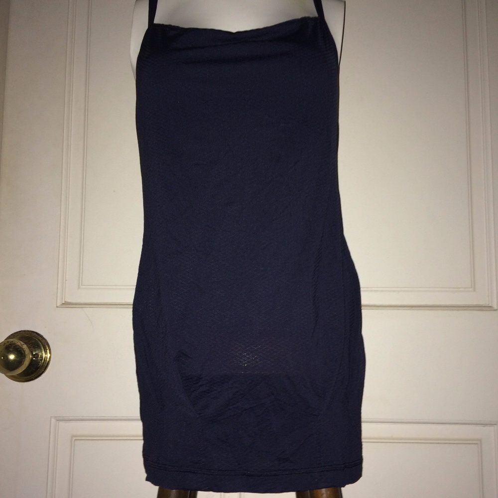 Ruched Long Lines Mesh Cross-back Bra Tank